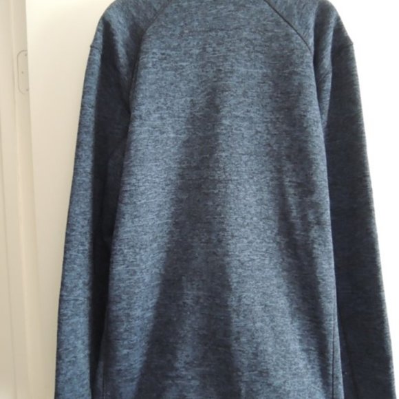 Mens Fleece Top Size XL Eddie Bauer Radiator 1/4 Zip Navy Heather Pullover NWT - Picture 5 of 9
